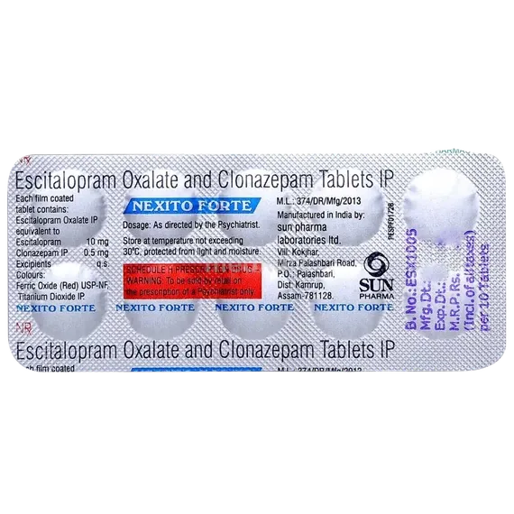 nexito forte tablet 10's